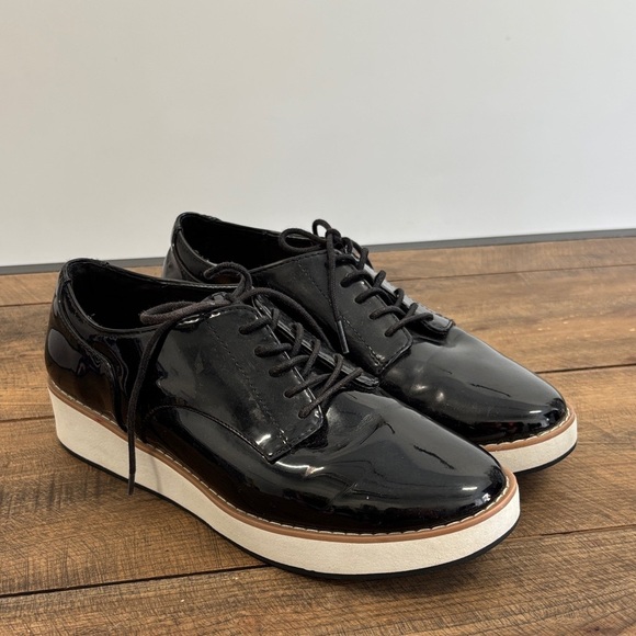 Call It Spring Black Patent Sneakers - Picture 1 of 8